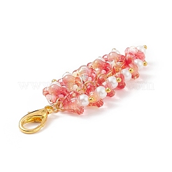 Trumpet Flower Glass Pendant Decorations&nbsp;HJEW-JM00800-03