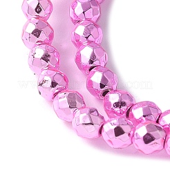 Baking Paint Synthetic Non-Magnetic Hematite Beads Strands&nbsp;G-H020-K01-07