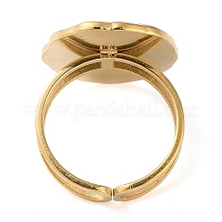304 Stainless Steel Open Cuff Ring Components&nbsp;X-STAS-Q308-05G