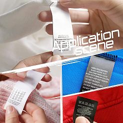 Polyester Blank Sewn-in Label Ribbon&nbsp;OCOR-WH0033-20A
