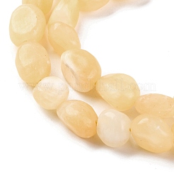 Natural Yellow Jade Beads Strands&nbsp;G-G146-A20-01
