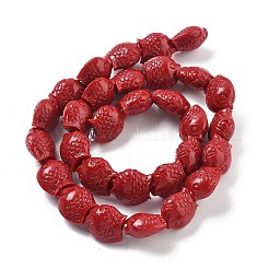 Synthetic Coral Carved Beads Strands&nbsp;CORA-C003-13B-02