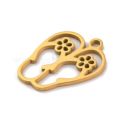 201 Stainless Steel Pendants&nbsp;STAS-U016-03G