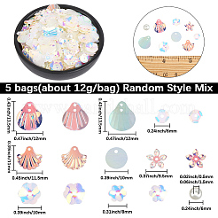 5Bags Ornament Accessories&nbsp;PVC-PA0001-02