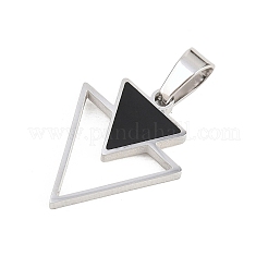 304 Stainless Steel Enamel Pendants&nbsp;STAS-B137-03P