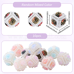 10Pcs Opaque Resin Beads&nbsp;RESI-PA0001-58