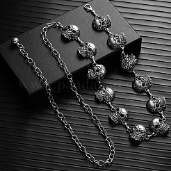Halloween Alloy Skull Link Chain Waist Belly Chains for Women&nbsp;FS-WG87A63-01
