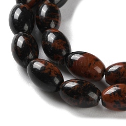 Natural Mahogany Obsidian Beads Strands&nbsp;G-I369-B06-01