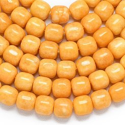 Natural Malaysia Jade Beads Strands&nbsp;G-B165-F07-10x10mm