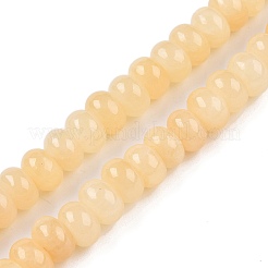 Natural Yellow Jade Beads Strands&nbsp;X-G-T138-74B
