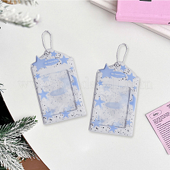 2Pcs Star Pattern PVC Plastic Photocard Holders&nbsp;DIY-CP0013-23B