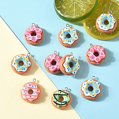 10Pcs Opaque Resin Pendants&nbsp;CRES-YW0001-45