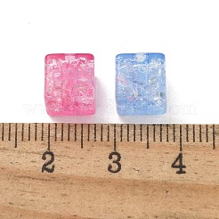 Transparent Crakle Acrylic Beads&nbsp;PACR-Q008-25