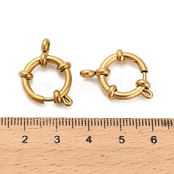 304 Stainless Steel Spring Ring Clasps&nbsp;STAS-K288-03D-G
