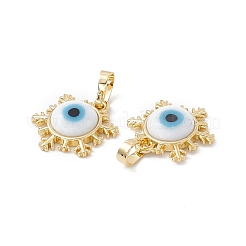Handmade Evil Eye Lampwork Pendants&nbsp;LAMP-G157-04G-13