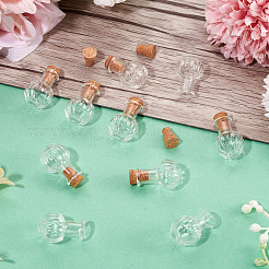 10Pcs Clear Glass Wishing Bottles&nbsp;AJEW-TA0002-85B