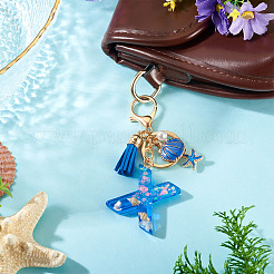Star Resin & Shell Keychains&nbsp;KEYC-TAC00087-01X