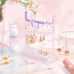 Transparent Acrylic Earring Display Stands&nbsp;EDIS-HY0001-01