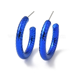 Textured Ring Acrylic Stud Earrings&nbsp;EJEW-P251-38