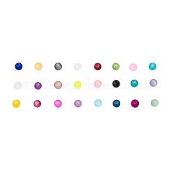 24 Colors Transparent Glass Beads&nbsp;FGLA-JP0001-03-6mm
