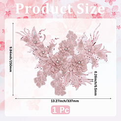 1Pc Polyester Computerized Embroidery Cloth Iron on/Sew on Patches&nbsp;DIY-CY0002-56