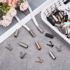 50Pcs 5 Colors Alloy Detachable Cord End Lock Stoppers&nbsp;FIND-CP0002-56