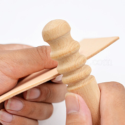 3Pcs Wood Leather Edge Burnisher Sets&nbsp;TOOL-WH20127-01