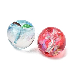 Electroplate Transparent Resin Imitation Food Beads&nbsp;RE-CBABCB4-02