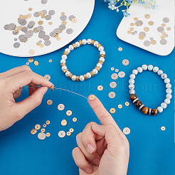 600Pcs 4 Style Brass & 316 Surgical Stainless Steel Spacer Beads&nbsp;STAS-CN0001-14