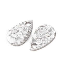 Hammered 304 Stainless Steel Pendants&nbsp;STAS-G385-03P