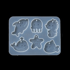 Starfish/Whale/Octopus Pendant DIY Silhouette Silicone Mold&nbsp;LS-DIY-K073-09A