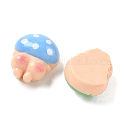 Opaque Resin Cabochons&nbsp;RESI-F072-05