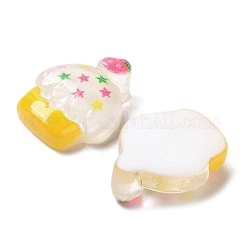 Translucent Resin Decoden Cabochons&nbsp;CRES-D018-03C