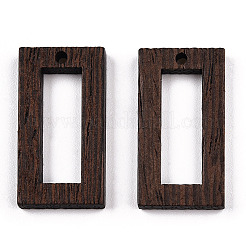 Natural Wenge Wood Pendants&nbsp;WOOD-T023-36