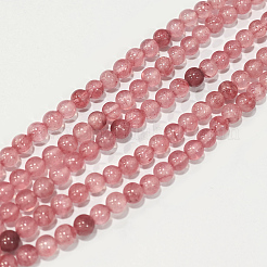 Natural Colorful Green Jade Beads Strands&nbsp;G-G757-02-4mm