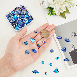 120Pcs 6 Style Sew on Rhinestone&nbsp;RESI-PH0002-04D