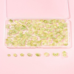 120Pcs 8 Styles Transparent Glass Beads&nbsp;DGLA-FS0001-17
