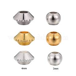 900Pcs 6 Style Brass Spacer Beads&nbsp;KK-ZZ0001-15