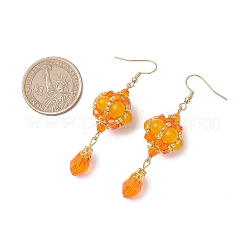 Mixed Stone Dangle Earrings&nbsp;EJEW-MZ00669