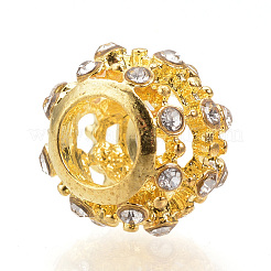 Alloy Rhinestone European Beads&nbsp;MPDL-S063-01