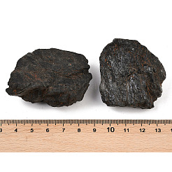 Rough Raw Natural Black Tourmaline Beads&nbsp;G-K314-04