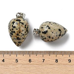 Natural Dalmatian Jasper Pendants&nbsp;GG-K002-13O