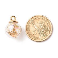 Transparent Handmade Blown Glass Bottle Pendants&nbsp;PALLOY-JF01240