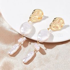 Zinc Alloy Dangle Stud Earrings&nbsp;EJEW-L314-01B