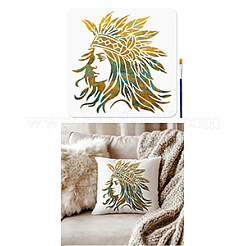 PET Hollow Out Drawing Painting Stencils&nbsp;DIY-WH0402-422