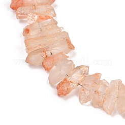 Natural Crackle Quartz Beads Strands&nbsp;G-R012-B06-02