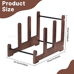 Wooden Photo Album Organizer Display Racks&nbsp;ODIS-WH0331-32