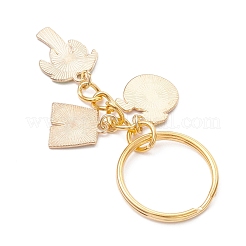 Alloy Enamel Keychains&nbsp;KEYC-JKC01297-03