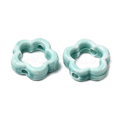Flower Hollow Glazed Porcelain Bead Frame&nbsp;PORC-A034-09A