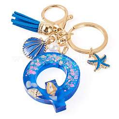 Star Resin & Shell Keychains&nbsp;KEYC-TAC00087-01Q
